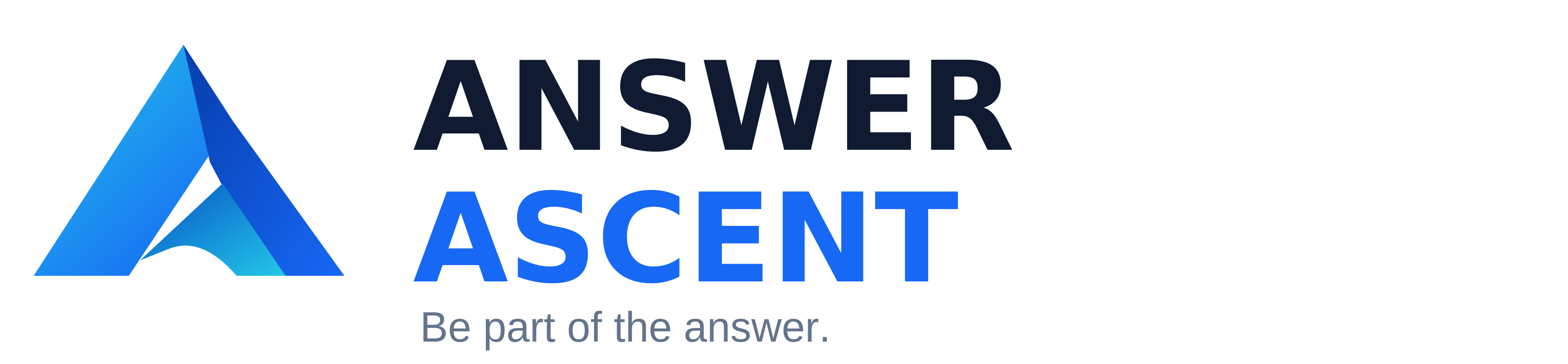 Answer Ascent — Be part of the answer